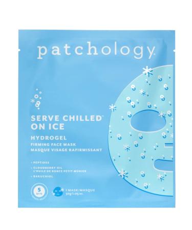 Patchology Iced Cooling and Firming Hydrogel Masks with Peptides Cloudberry Oil and Bakuchiol. Facial Sheet Mask designed to firm skin and soothe redness and puffiness 1 - Count - Buy Online on GoSupps.com
