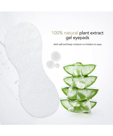 Lunamoon Eye Pads for Eyelash Extensions - 50 Pair Gourd Black | Perfect Eyelash Extension and Lifting Gel Patch - Buy Online on GoSupps.com