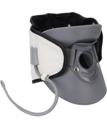 Cervical Collar Neck Fixation Decompression Cervical Traction Pain Relief with Back Support Pad for Heavy Work