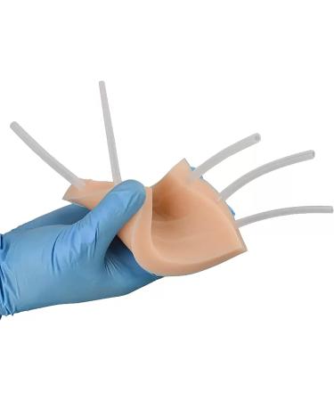 Silicone Human Simulated Skin Injection Training Pad - Ideal for Nurse and Medic Practice, with Vascular Pores for Realistic Training Experience - Buy Online on GoSupps.com