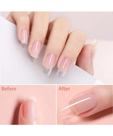 Lofuanna Poly Nail Gel Extension Kit - 4Pcs Clear Builder Gel for Professional DIY Nails - Buy Online on GoSupps.com
