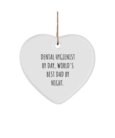 Dental Hygienist Gifts Funny Quote Heart Ornament Gifts from Women for Christmas