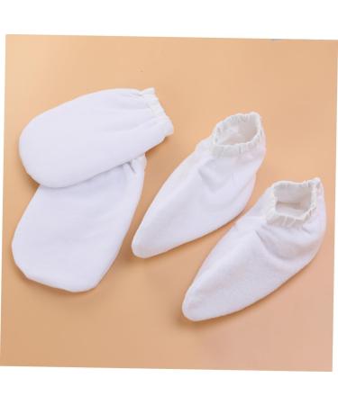 2 paires de Paraffine pour Mains et Isolants et Lavables Mitaines Spa Confortables pour Lot de Blanches - Buy Online on GoSupps.com