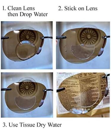 Buy +3.5 Reusable Stick-On Bifocal Lenses - Adhesive Reading Magnifier for Sunglasses & Safety Glasses - International Shipping Available - Buy Online on GoSupps.com