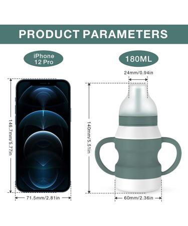 Wee me Toddler Cups Baby Sippy Cups 6-12 Months | Straw Sippy Cups 2 Pack - Dark Green - Buy Online on GoSupps.com