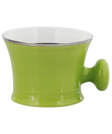 Kosmetex shaving bowl apple green brings wind into your shaving life Aurawerk shaving pot FreshGreen made of porcelain shaving bowl