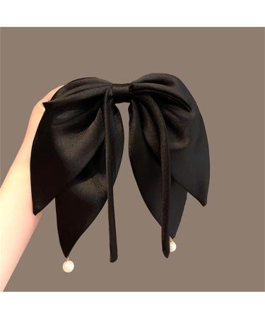 JSGHGDF Women knot Hair Clip Long Ribbon French Styling Barrettes Hair Tie Scrunchies Hair Hair ring - Buy Online on GoSupps.com