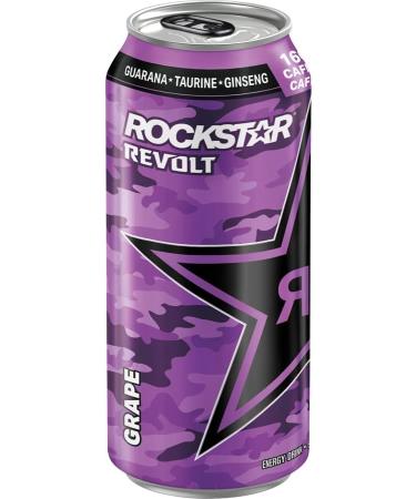 Rockstar Energy Drink Revolt Grape 473 mL Cans 12 Pack - Buy Online on GoSupps.com