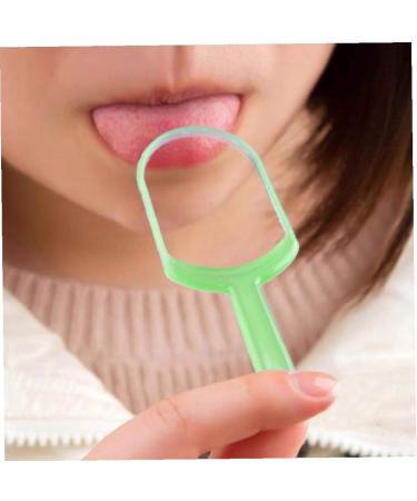 Aisoway Personal Oral Care Tongue Scraper - Eliminate Bad Breath with Tongue Brush Cleaner & Toothbrush Tools | International Shipping Available - Buy Online on GoSupps.com