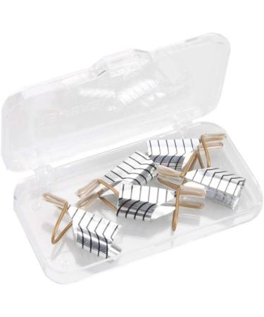 BestOfferBuy Reusable Nail Foam UV Gel Acrylic French Nail Art Silver - Buy Online on GoSupps.com