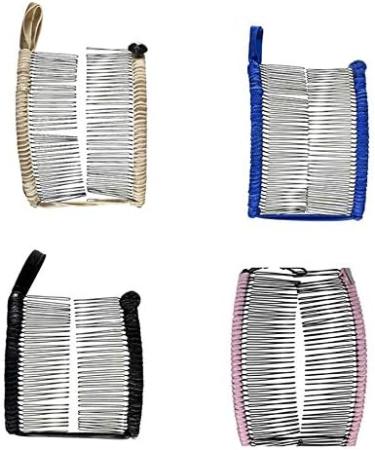 Lizusidtsy Vintage Fashion Banana Hair Clip Hair Accessory Stretchable Banana Comb for Girl Blue - Buy Online on GoSupps.com