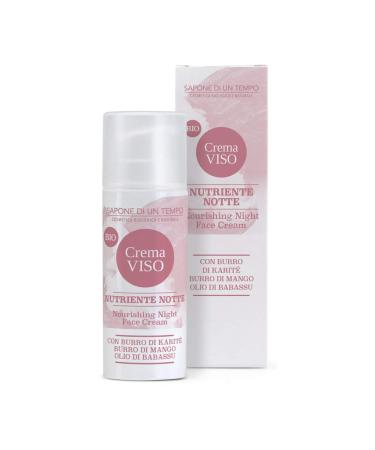 Sapone di Un Tempo Ecobio Nourishing Night Cream - 50 ml - with shea butter and mango butter