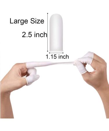 300Pcs Finger Cots Disposable General Latex Nail Cover Fingertips Protective for Finger Art Electronic Repair Handmade Industrial Apply - Buy Online on GoSupps.com