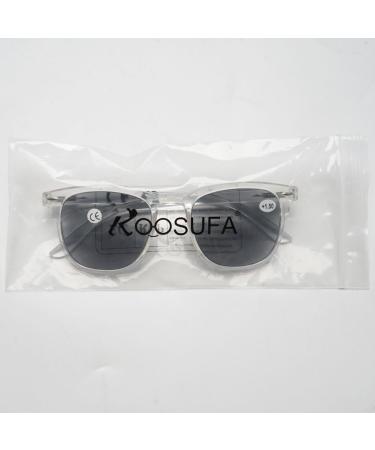 Koosufa Classic Reading Glasses with Blue Light Filter & Spring Hinge - Stylish Sun Readers for Men & Women - Various Strengths 1.0 to 4.0 - Perfect for Outdoor Reading - Buy Online on GoSupps.com