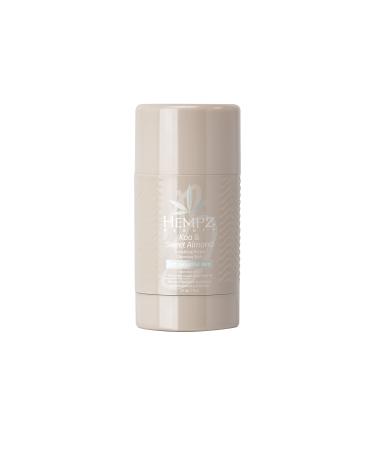 Hempz Smoothing Herbal Cleanser Stick with 100% Pure Hemp Seed Oil Koa & Sweet Almond Scent 2.7 oz - Gentle In-Shower Moisturizing Cleansing Sticks with Fine Walnut Shell - Travel Exfoliating Scrub