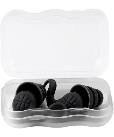 Horn-Shaped Silicone Earplugs Horn Sound Proof Earplugs Noise Cancelling Horn Ear Plugs Horn-Shaped Waterproof Silicone Earplugs Portable Ear Plugs with Carrying Case Perfect for Home Swimming Black - Buy Online on GoSupps.com