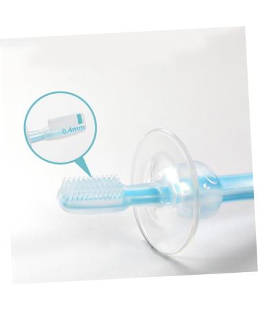 Anneome 4-Piece Silicone Baby Toothbrush Set | Finger Toothbrush & Suction Cup Training Brush for Toddlers - Buy Online on GoSupps.com