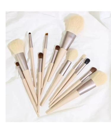 DFHBFG 12-Piece Makeup Brush Set | Soft Animal Hair | Eye Shadow Powder Blusher & Concealer Brushes | Black - Perfect for Flawless Makeup Application - Buy Online on GoSupps.com