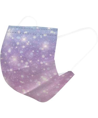 Disposable Face Shield 50Pcs Breathable Face Cover with Gradient Printed - Comfortable Protective Schal for Men Women A One Size - Buy Online on GoSupps.com