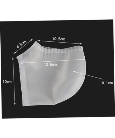 Beavorty 1 Pair Heel Cups Silicone Heel Protectors Silicone Socks Anti- Slip Silicone Feet Heel Socks Heel Guard for Men& Women Shoe Filler Gelt White Anti-Crack Sleeve Men and Women - Buy Online on GoSupps.com