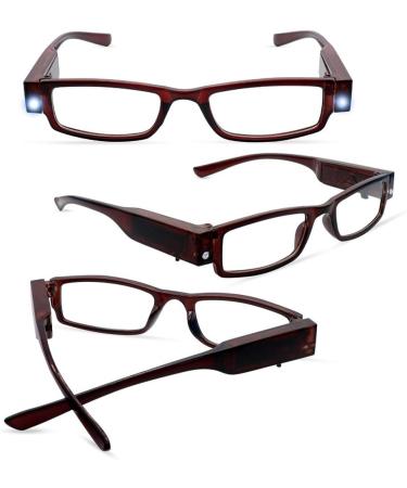Buy LED Magnifying Glasses with Light - Unisex Reading Eyewear for Men & Women | Compact +3.5 Clear Vision Magnifier - Buy Online on GoSupps.com