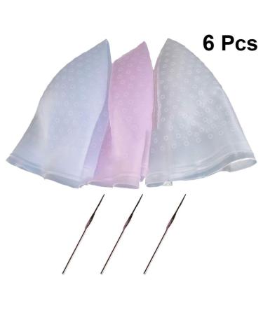KALLORY Professional Silicone Hair Dye Highlighting Caps | Hair Coloring Kit with Hooks - Buy Online on GoSupps.com