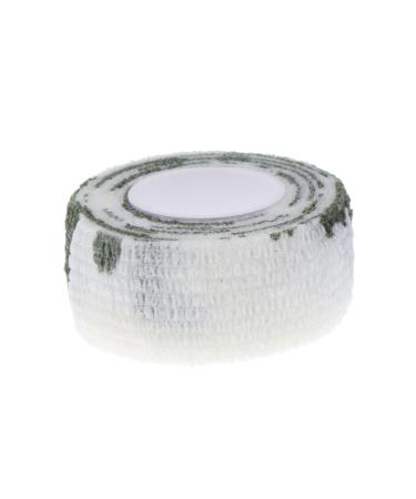 1 Roll Compression Camo Tape Tape Elastic Tape Camouflage Masking Tape Self Adhesive Cohesive Tape Cotton Protective Gear Sports As Shown Size 1