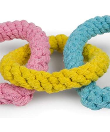 Petface Little Dog Toy with Rope Hearts | Durable Chew Toy for Small Dogs | Shop Internationally - Buy Online on GoSupps.com