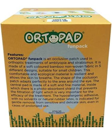 Buy Ortopad Bamboo Fun Pack Eye Patches - Medium Size (2-4 yrs) Hedgehog - 50/Box | International Shipping Available - Buy Online on GoSupps.com