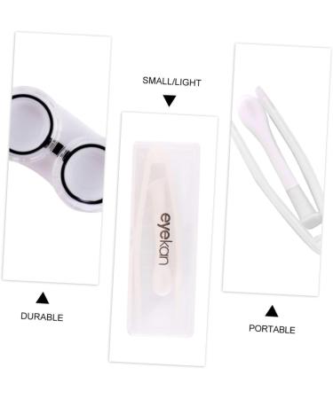 Homsfou 3 Series Contact Lens Container Holder - Compact Case with Mirror Film and Sweet Carrying Bag | International Shipping Available - Buy Online on GoSupps.com