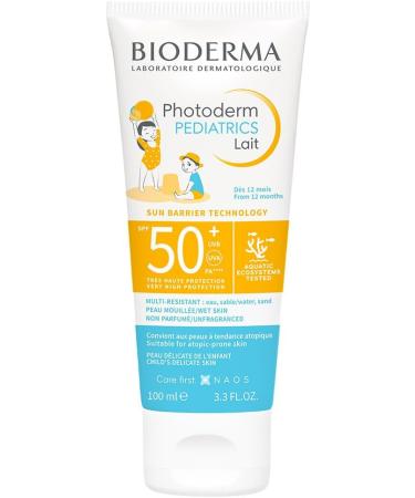Bioderma Photoderm Children's Milk SPF50+ Pediatrics from 12 Months for Atopic Skin 100 ml - Buy Online on GoSupps.com