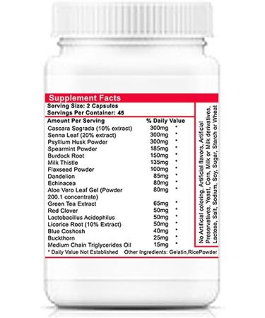 Liver Support Detox & Colon Cleanse - Immune Support | 90 Veggie Capsules for Optimal Health - Buy Online on GoSupps.com