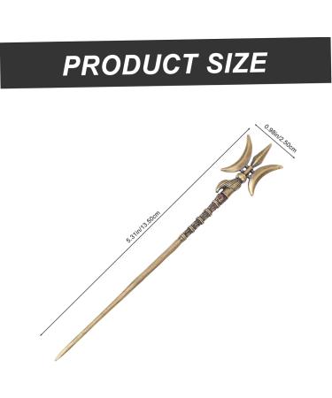 Ancient Hairpin Rhinestone Bobby Pins Decor Hair Barrettes Chopstick Hair Clip Bridal Hair Pin Chinese Hair Sticks Pin Vintage Copper Hairpin Armament Hairpin Retro Hairpin BESPORTBLE - Buy Online on GoSupps.com