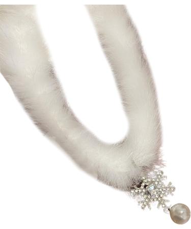 Vsilay Lianxue Elegant Snowflake Choker Necklace - Stylish Plush Wedding Jewelry for Women - Buy Online on GoSupps.com