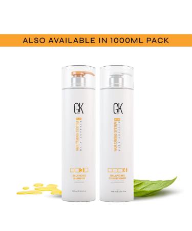 Buy Gk Balancing Shampoo & Conditioner Combo 300ml | Argan Oil Serum 50ml | Repair Dry & Frizzy Hair | Sulfate & Paraben Free | International Shipping Available - Buy Online on GoSupps.com