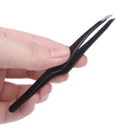 Tweezers Professional Stainless Steel Slant Tip Hair Removal Eyebrow Tweezers Makeup Useful Hand Tool Drop Ship Precision Tweezers Set - Buy Online on GoSupps.com