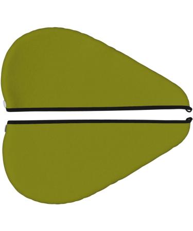Hair Towel Wrap - Quick Drying Olive Hair Turban with Button | Ultimate Hair Drying Solution - Buy Online on GoSupps.com