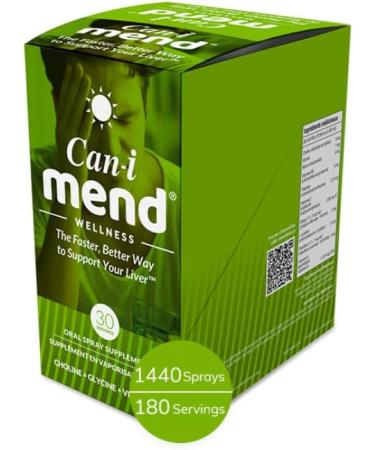 Cani Brands Feel Amazing Can-i Mend | Morning Recovery Fast Acting Vitamin Spray | 30 Servings | Post Party Relief | Multi Vitamins A E B6 | Immune Support | After Drink Remedy - 6 Pack Mend 180 Serving (Pack of 6) - Buy Online on GoSupps.com