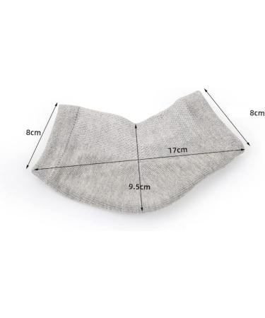 3 Pairs Moisturising Heel Socks Gel Linked Open Toe for Cracked Dry Heel Women Men Spa Foot Care Socks for Dry Hard Cracked Skin Moisturising Day Night Care Skin Beige - Buy Online on GoSupps.com