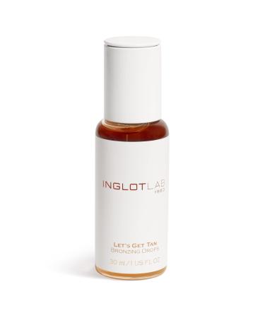 Inglot Gouttes Bronzantes | Teint Radieux et Bronz | Gouttes Autobronzantes Visage et Corps | Effet H l Naturel | Formule L g re| Look d' t clatant | Let's Get Tan Bronzing Drops | 30 ml