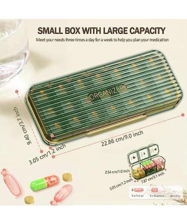 Sofar 7-Day Pill Organizer - 21 Compartments for 3 Daily Doses | Ideal for Vitamins & Medications - Shop Now Internationally - Buy Online on GoSupps.com