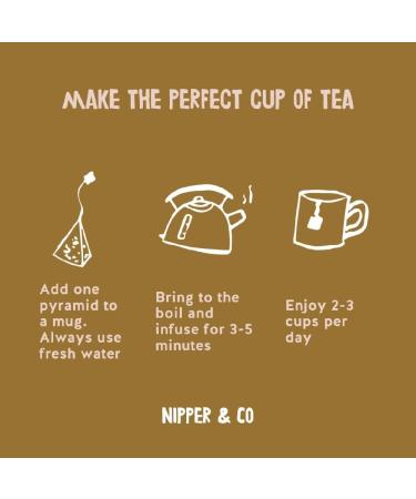 Nipper & Co Moon Goddess Herbal Tea (14 Reusable Bags 42 Cups) Ladies Mantle Yarrow Root Raspberry Leaf Tea Gift For Women - Buy Online on GoSupps.com