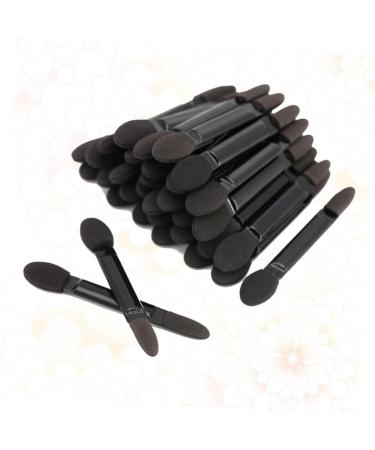 Baluue 150 Pcs Women Eyeshadow Brush Eye Shadow Applicator Double-end Eyeshadow Brushes Face Sponge Black - Buy Online on GoSupps.com