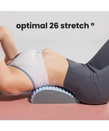Neck & Back Stretcher - Adjustable Spine Board for Lower Back Pain Relief & Relaxation Yoga (Gray) - Buy Online on GoSupps.com