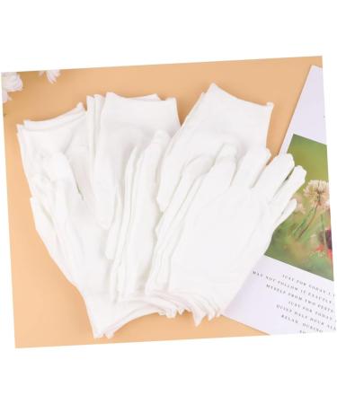 Healeved 12 Pairs Cotton Gloves Inspection Gloves Spa Gloves Guantes Desechables Nylon Gloves Dust Gloves Marching Gloves Work Gloves Party Etiquette Gloves Protection White - Buy Online on GoSupps.com