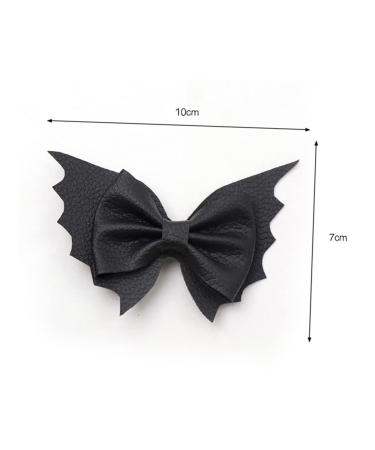 BIUDECO 10pcs Bat Hairpin Tiara for Girls | Halloween Party Hair Accessories | Alligator Clips Goth Bow Hairpins - Buy Online on GoSupps.com
