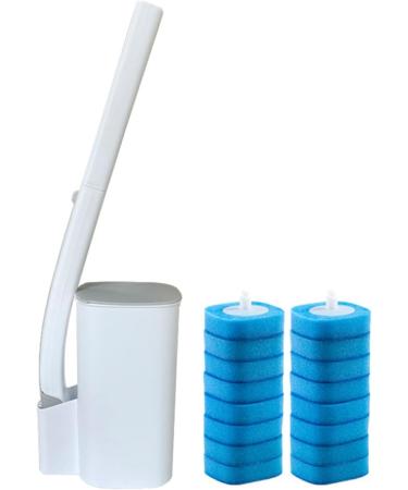 Disposable Toilet Cleaning Brush Long Handle Toilet Bowl Cleaner Wand Bathroom Toilet Bowl Scrubber Easy to Replace Toilet Bowl Cleaner Wand Disposable - Buy Online on GoSupps.com
