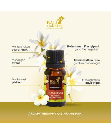 Bali Dancer Essential Oil 10ml Frangipani (Pack of 1) - Buy Online on GoSupps.com