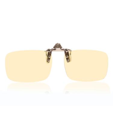 OTG Blue Light Blocking Glasses Clip on - Blue Blocker Eyeglass Eyewear - Anti Eye Fatigue Square Medium