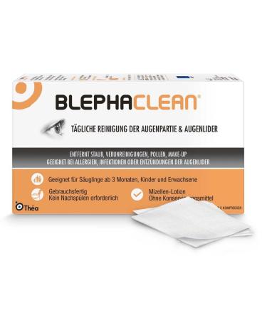 Thea Pharma BLEPHACLEAN Sterile Eyelid Cleaning Compresses - 20 Pieces | International Shipping Available - Buy Online on GoSupps.com